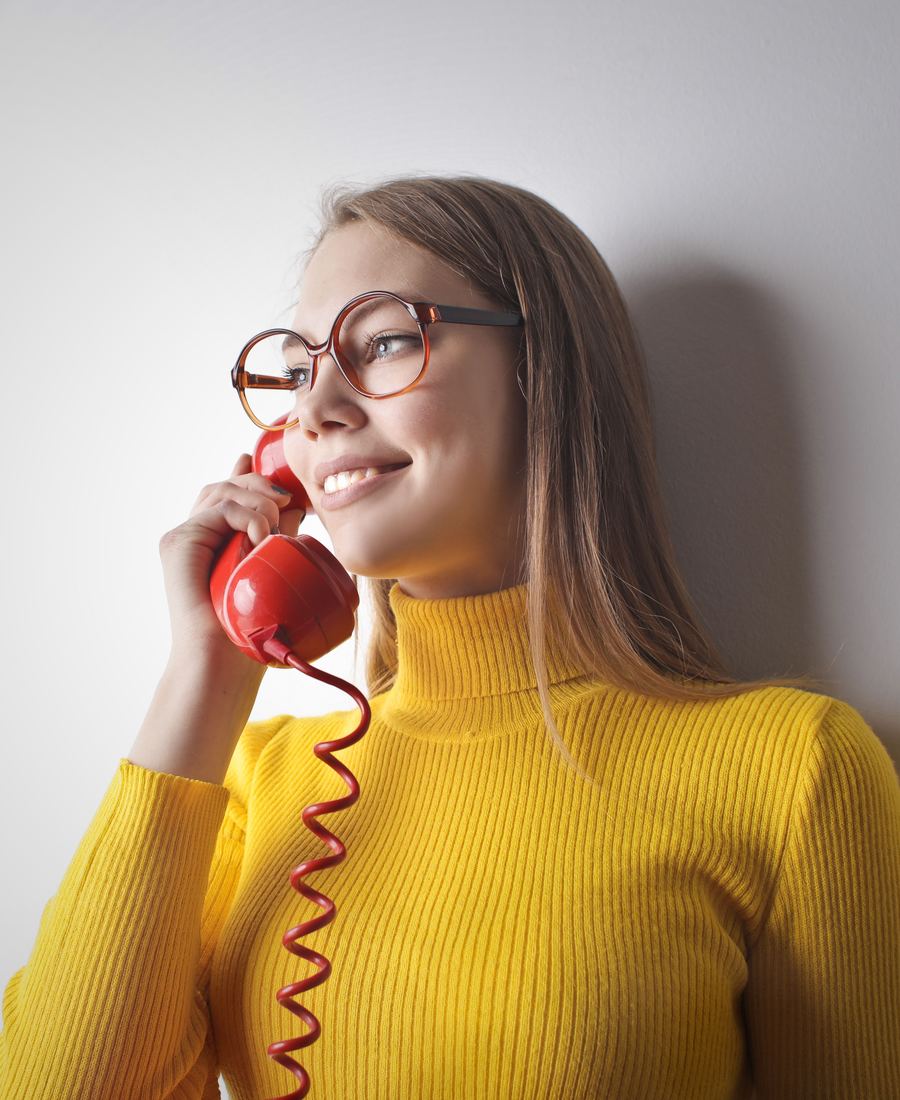 Business owner answering a call